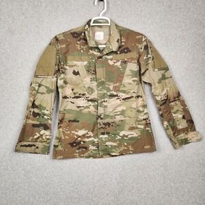 Army Combat Uniform Jacket Mens Small Regular Multicam Camo Ripstop Tactical Coa